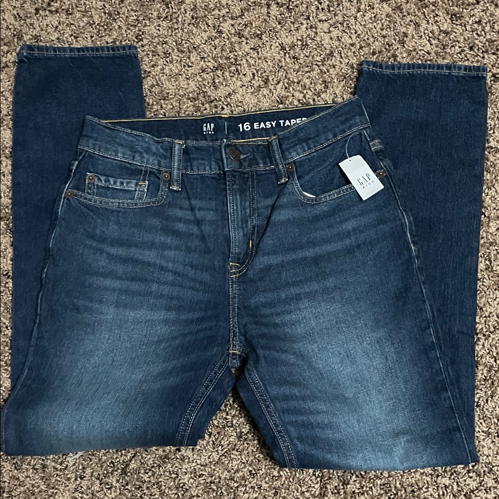 GAP Boys 16 Dark Blue Jeans